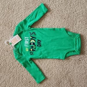 NWT Carters Onesie My first St. Paddys Day size 3m